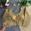 Heavy Pure Vichitra Silk Jari Embroidery & Sequence Work Blouses Suppliers In India